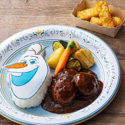 ブラウンソースのミートボールライス