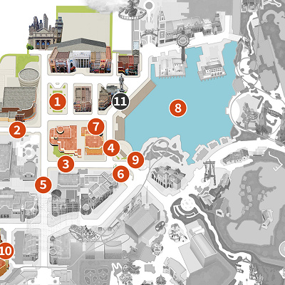 ユニバーサル・サマー・マツリ・ナイト ～ネオン・グロウアップ～ マップ