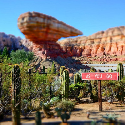 カリフォルニアディズニーのカーズエリア