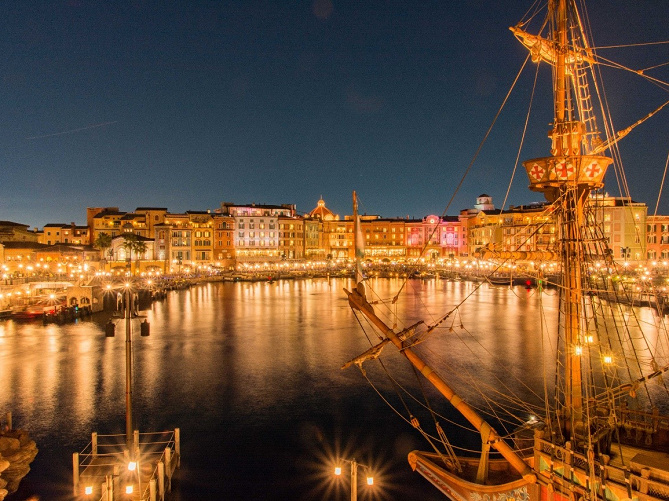 ユニークディズニー 夜景 壁紙 ただのディズニー画像