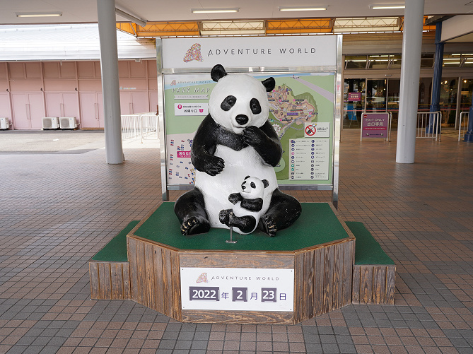 羽田から約1時間 パンダの楽園 アドベンチャーワールド Icotto