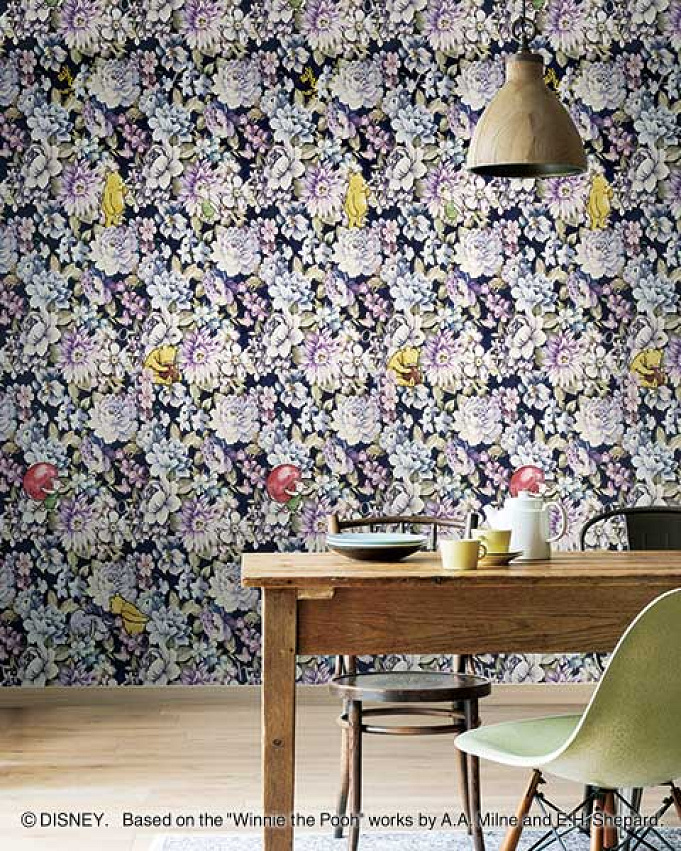 ディズニー柄のクロス 壁紙で家の中をおしゃれに 手軽に貼り付けられるものやふすま紙までラインナップ