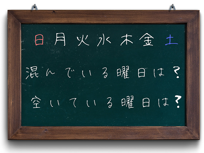 ディズニー混雑情報 過去の混雑ランキング 曜日 月 日別