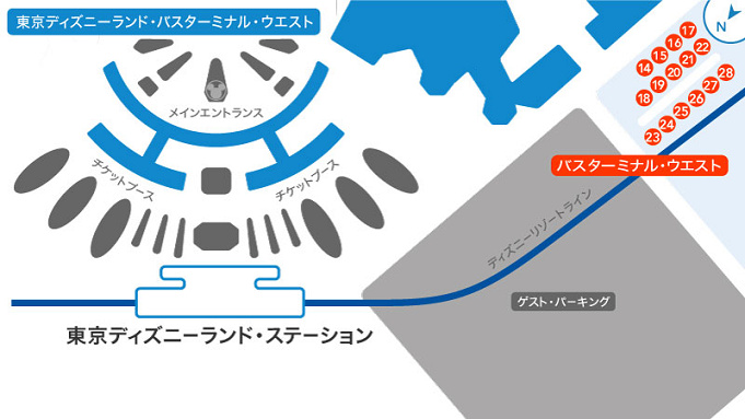 ディズニー直通バス一覧 ディズニーランド ディズニーシーに直通バスで行こう