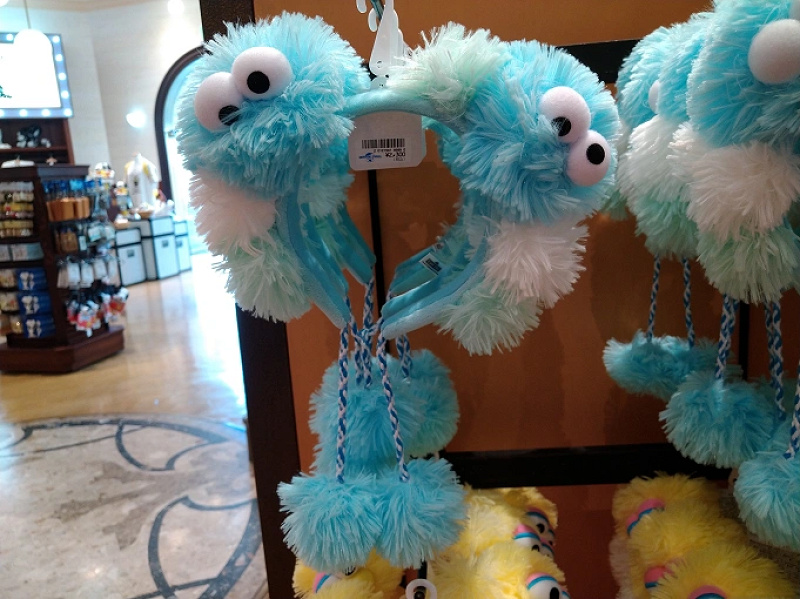 第15位 セサミストリート クッキーモンスター ポンポンカチューシャ キャステル Castel ディズニー情報