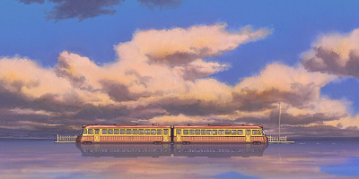 『千と千尋の神隠し』の電車の謎を考察!駅や電車の名前、黒い影の女の子の正体は?