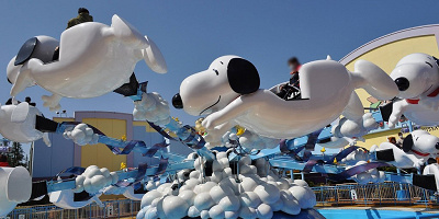 【USJ】フライング・スヌーピーってどんなアトラクション?怖い?待ち時間はどれくらい?