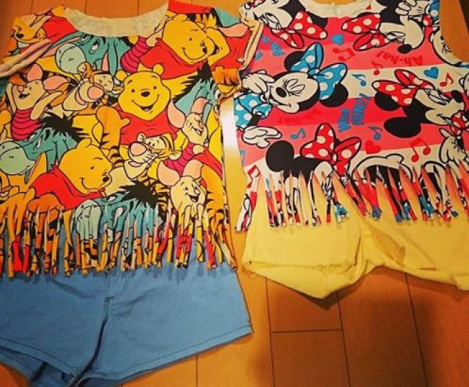 19春夏 ディズニーtシャツコーデ25選 総柄やユニクロも カップルでペア おそろいに