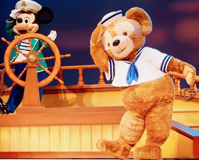 ケープコッド アメリカの漁村町 ダッフィーのエリア レストラン グリーティング 背景 楽しみ方