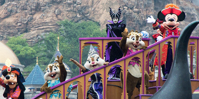 【混雑予想】2018年10月はディズニーハロウィーン&仮装!3連休の混雑と年パス使用不可日に注意!