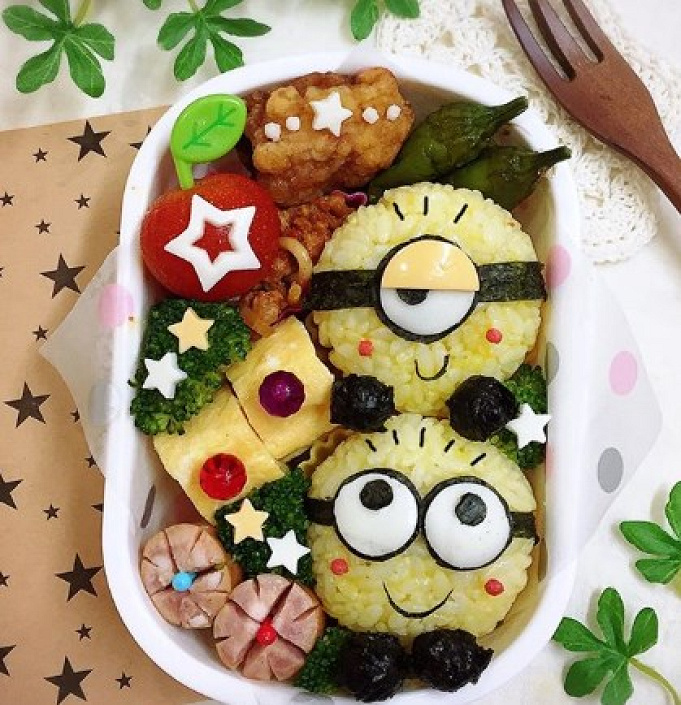 特集 ミニオンのキャラ弁22選 かわいい おいしいミニオンのお弁当アイデア集