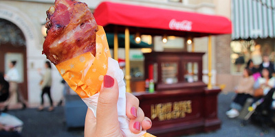 【ユニバ】ターキーレッグはどこに売ってる?値段・場所・カロリー・味の感想も