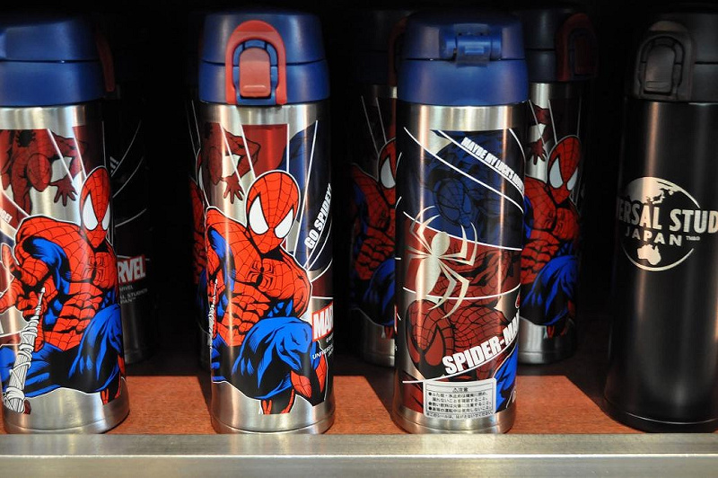 スパイダーマンのステンレス水筒 キャステル Castel ディズニー情報