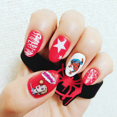 アメコミ好きにはたまらない かっこいいスパイダーマンネイル キャステル Castel ディズニー情報 アメコミ好きにはたまらない かっこいいスパイダーマンネイル キャステル Castel ディズニー情報