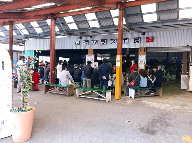 森のガラス工房　作業場