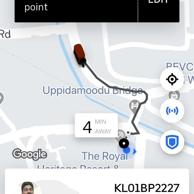 Uberアプリ