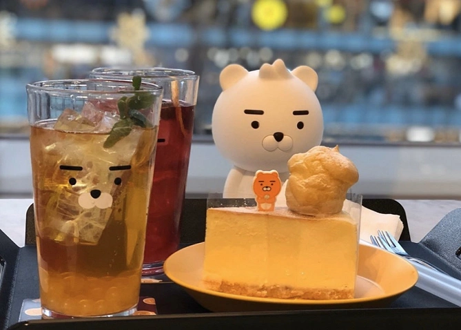 弘大にあるライアンカフェ