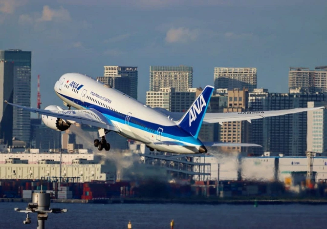 全日本空輸の飛行機
