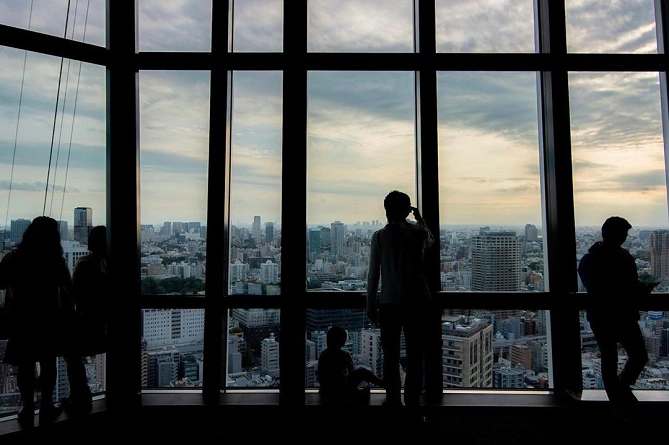 東京タワーの展望台