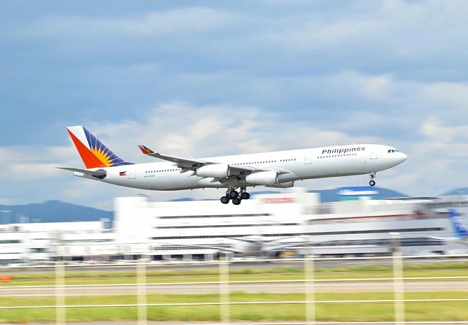 フィリピン航空の飛行機