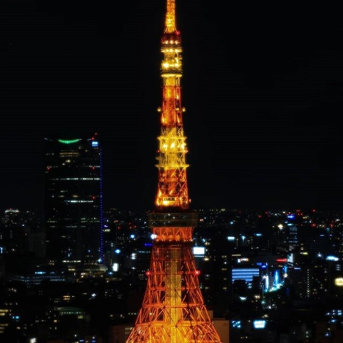 ランドマークライトカラーの東京タワー
