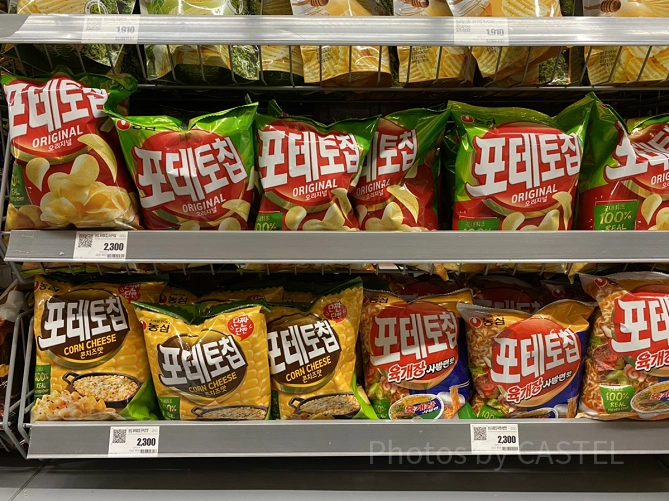 農心・ポテトチップ各種