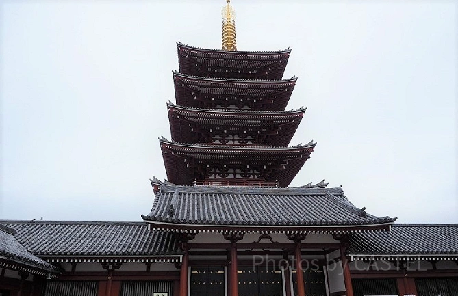 浅草寺にある五重塔