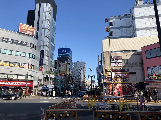 新大久保の街並み