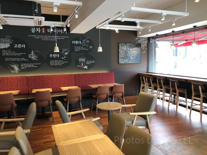 筆者が実際に訪れたゴンチャの店内