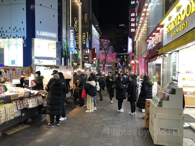 明洞の屋台