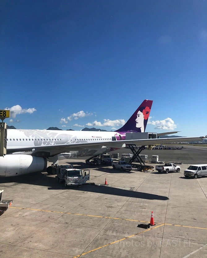 ハワイアン航空の飛行機