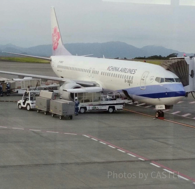 チャイナエアラインの飛行機