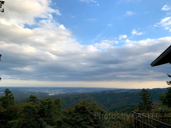 高尾山の山頂からの景色