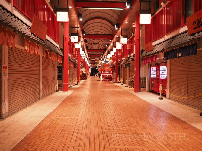 浅草寺西側の商店