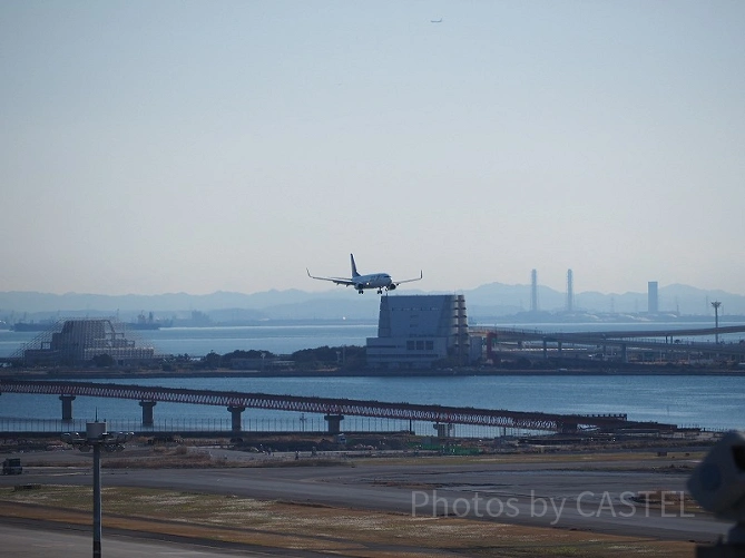 羽田空港の展望デッキ