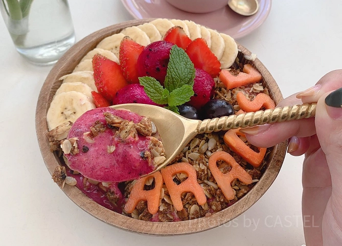 アサイーボウルの味は？
