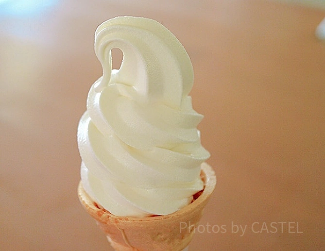 杏仁ソフトクリーム