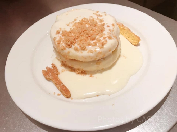 マカダミアナッツクリームパンケーキ