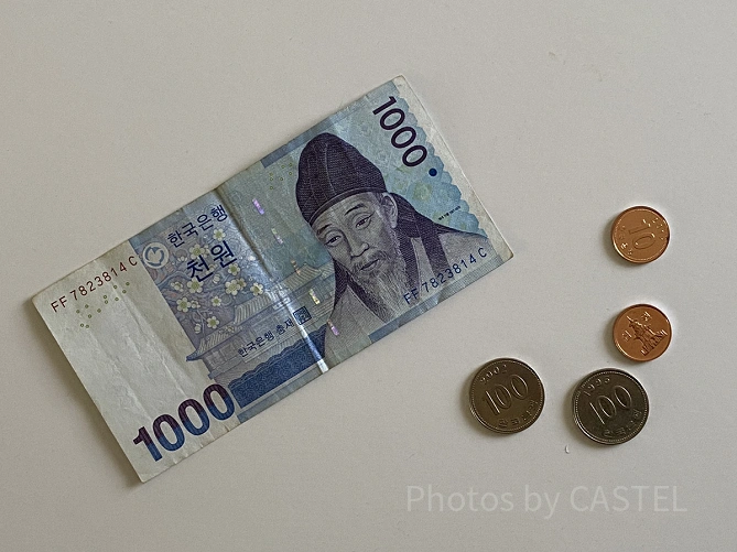 韓国の通貨「ウォン」