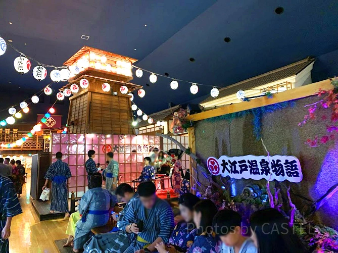 お台場大江戸温泉物語の館内の様子