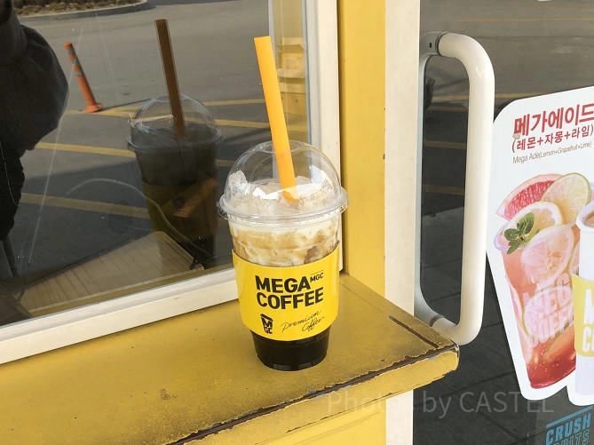 メガコーヒーの黒糖タピオカシリーズ