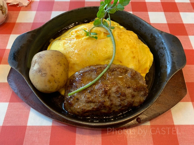 ラケル「おこげごはんのオムライスとハンバーグ」・ららぽーと豊洲