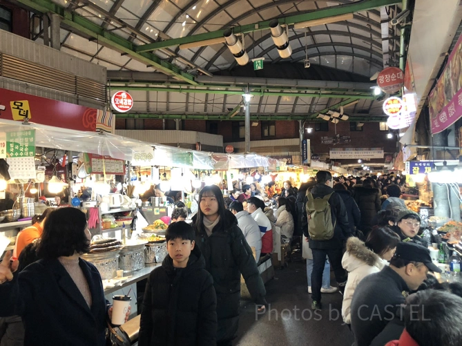 韓国の伝統市場・広蔵市場
