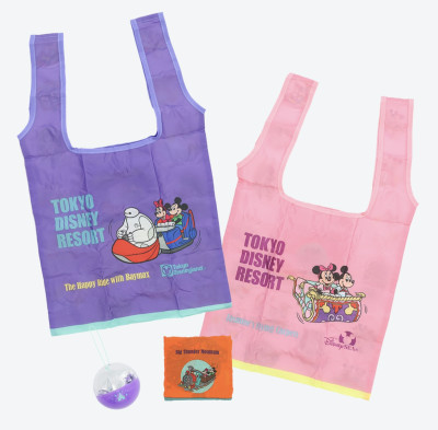 ディズニーのガチャガチャでゲットできるアトラクションモチーフエコバッグ