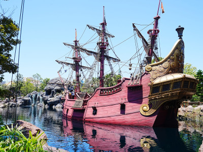 ファンタジースプリングスにある海賊船
