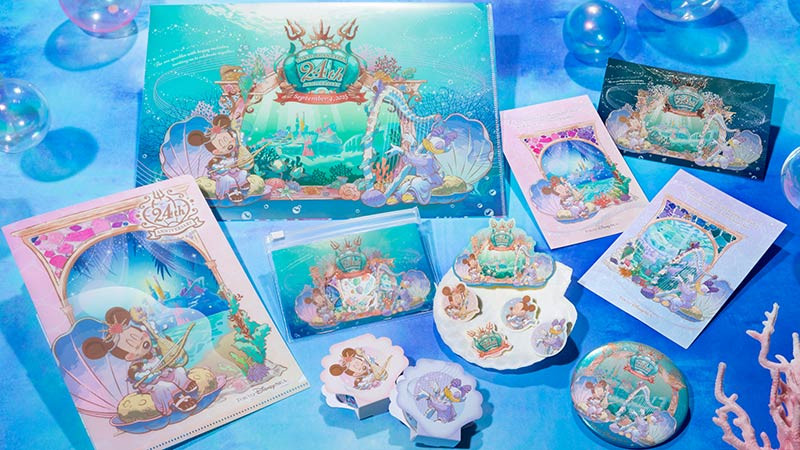 【9/4発売】ディズニーシー24周年グッズ全23種類一覧！マーメイドラグーンと音楽がテーマ！