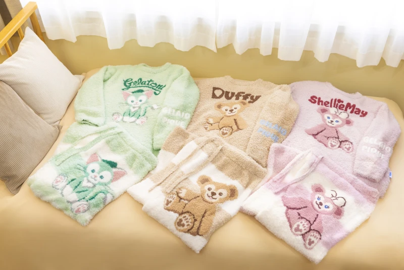 【10/2発売】ダッフィー×ジェラピケ(gelato pique)グッズ第2弾！秋冬向けのルームウェアやブランケットが登場