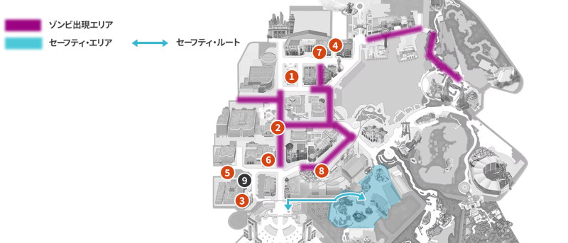 ゾンビ出現エリア2025