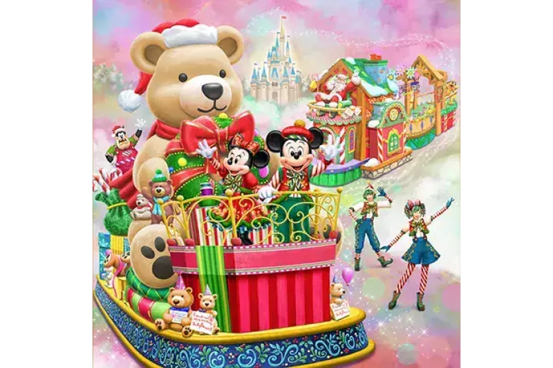 【2025】「トイズ・ワンダラス・クリスマス！」のフロート停止位置を予想！パレードルート、登場キャラクターも