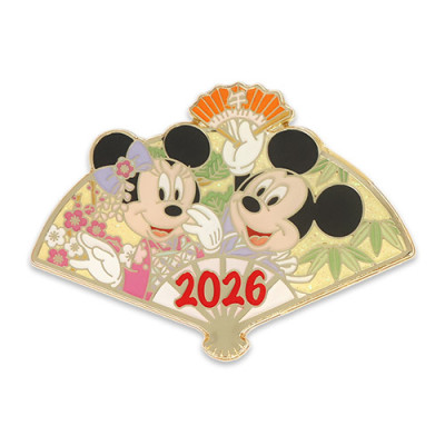 ピンバッジ((ディズニーお正月グッズ2026)